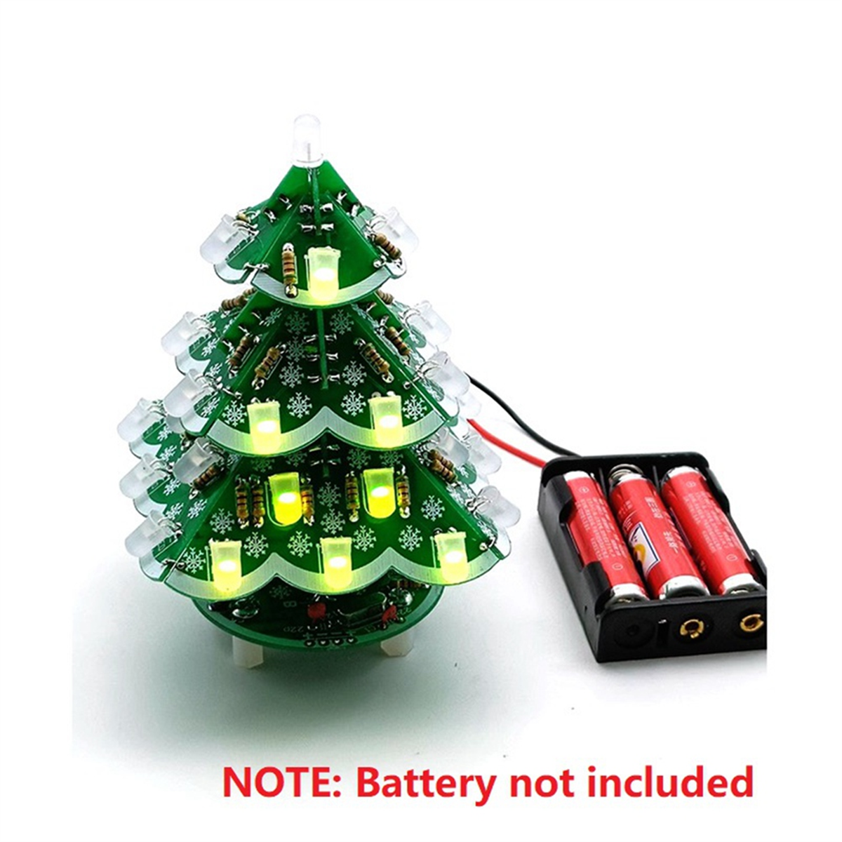 Newest! 3D Stereo Christmas Tr - Diy Electronics Circuits avaliação e preço