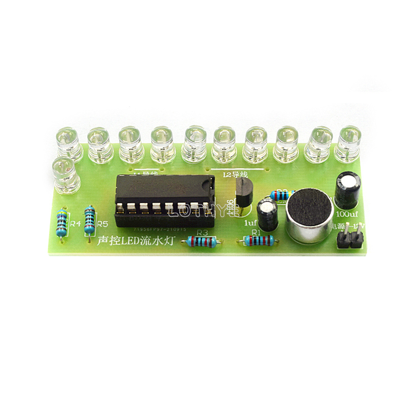 CD4017 Voice Control LED Water - Diy Electronics Parts avaliação e preço