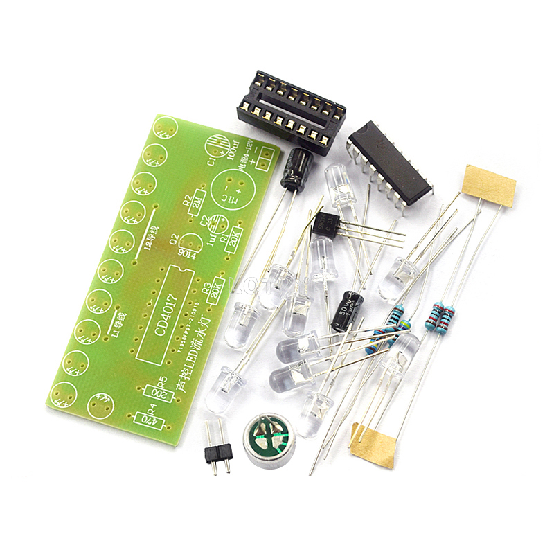CD4017 Voice Control LED Water - Diy Electronics Parts avaliação e preço