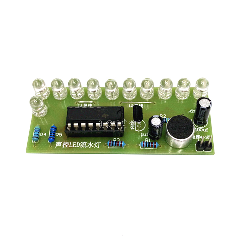 CD4017 Voice Control LED Water - Diy Electronics Parts avaliação e preço