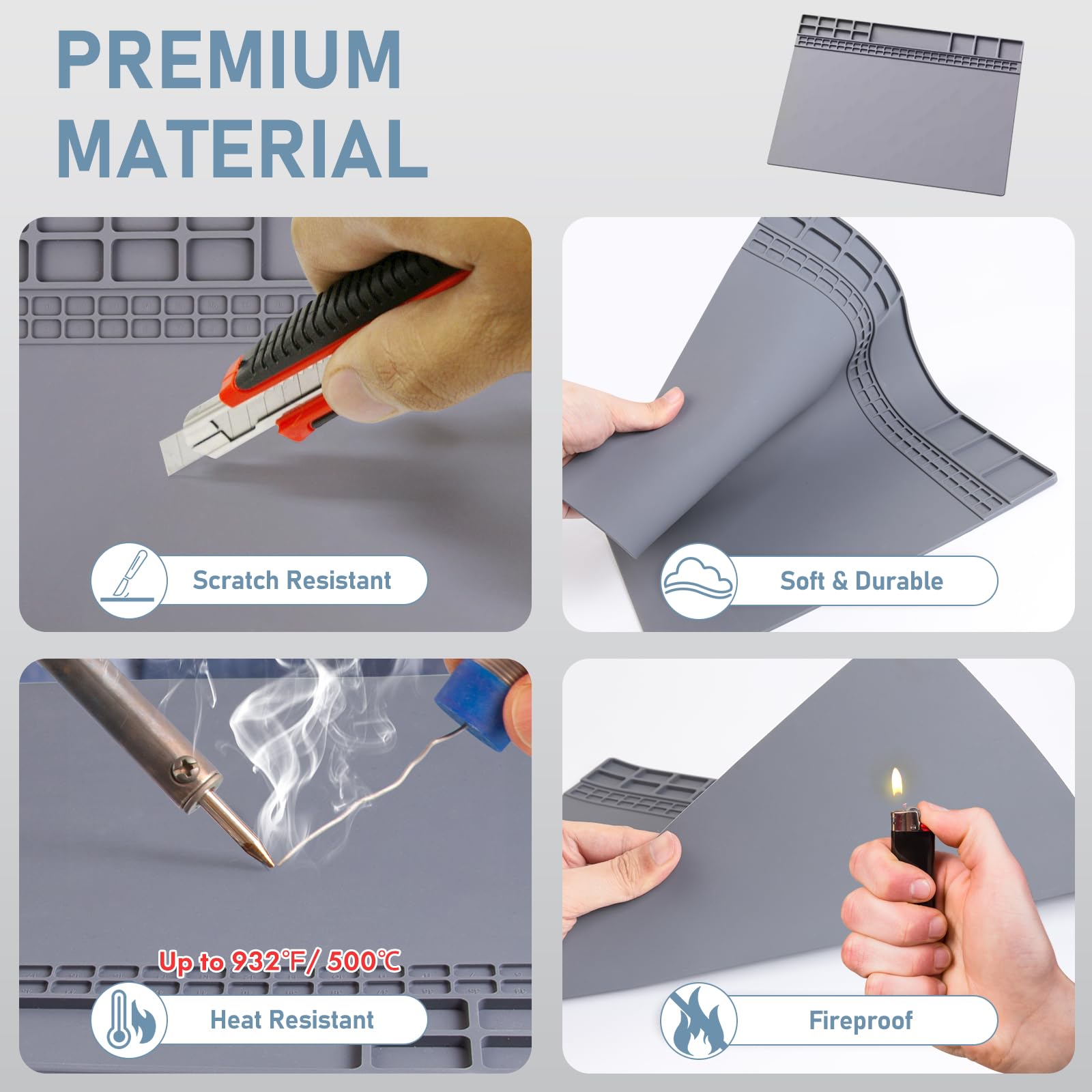 Magnetic Silicone Solder Pad 5 - Diy Electronics Hobby avaliação e preço