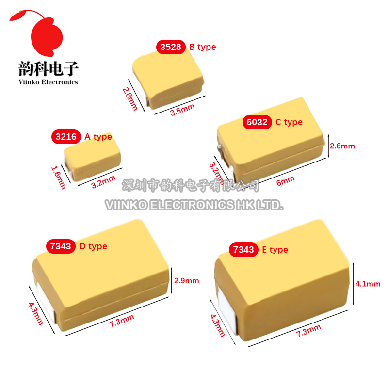 10pcs Type B 1UF 4.7UF 10UF 47 - Capacitor Kit Assortment avaliação e preço