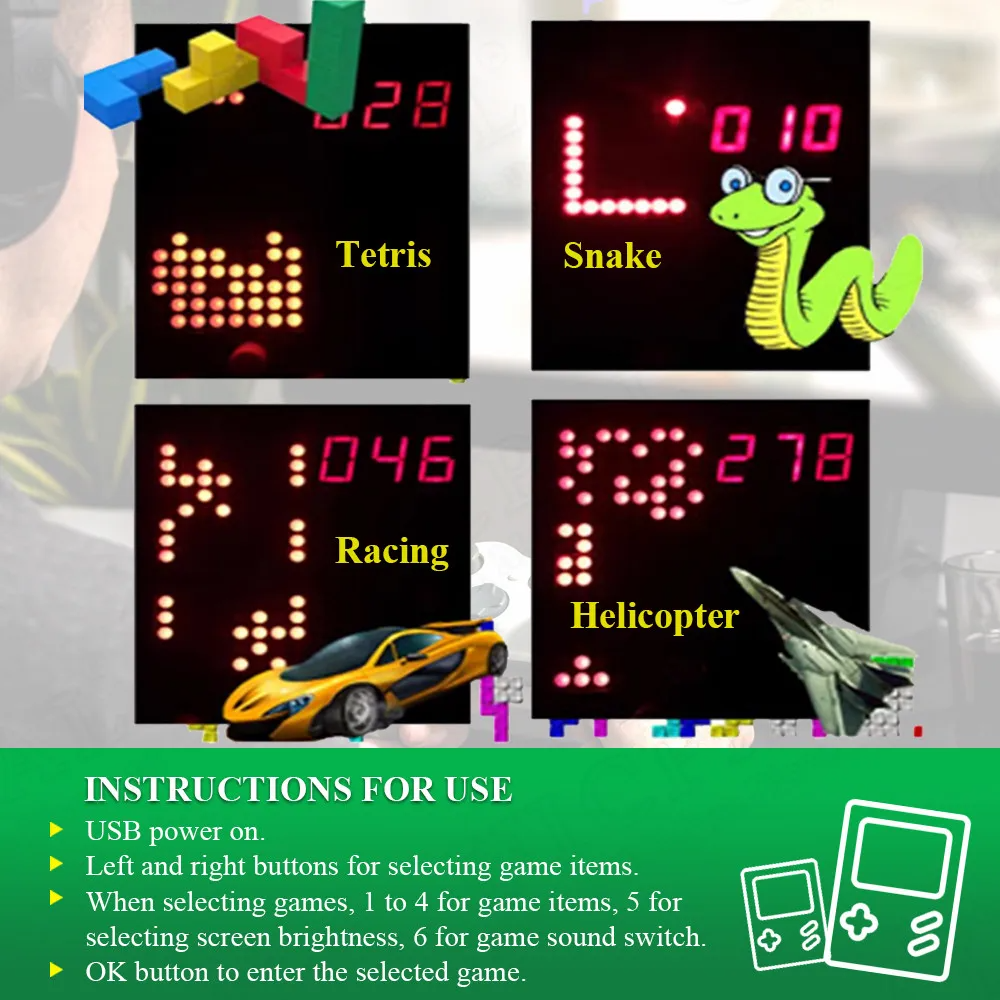 DIY Pixel Game Maker Kit Elect - Diy Electronics Game avaliação e preço