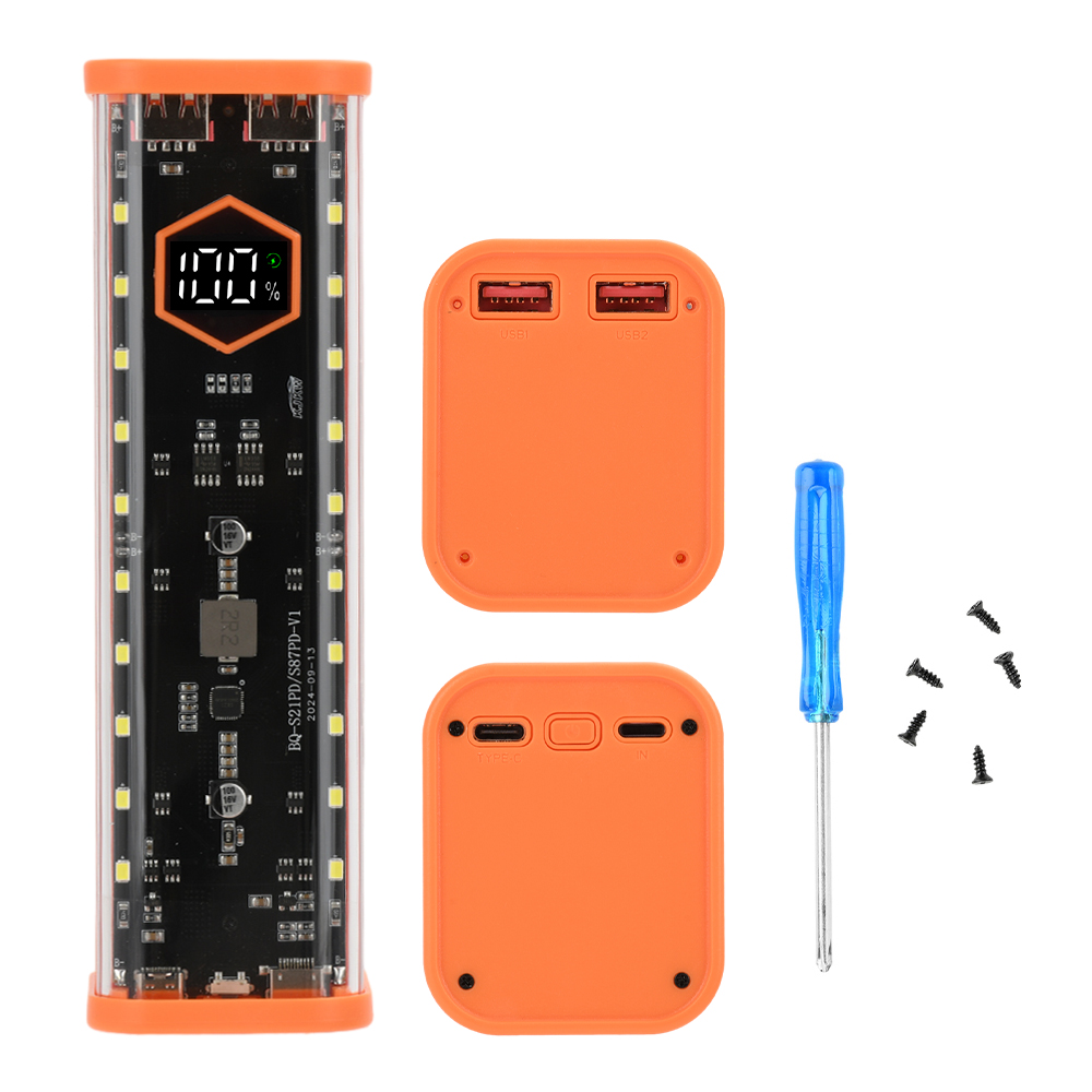 8*21700 Battery Case 22.5W Fas - Diy Electronics Hobby avaliação e preço