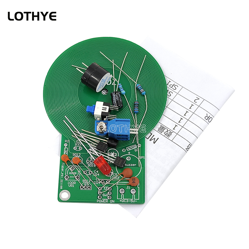 DC 3V-5V Metal Detector Kit DI - Diy Electronics Circuits avaliação e preço