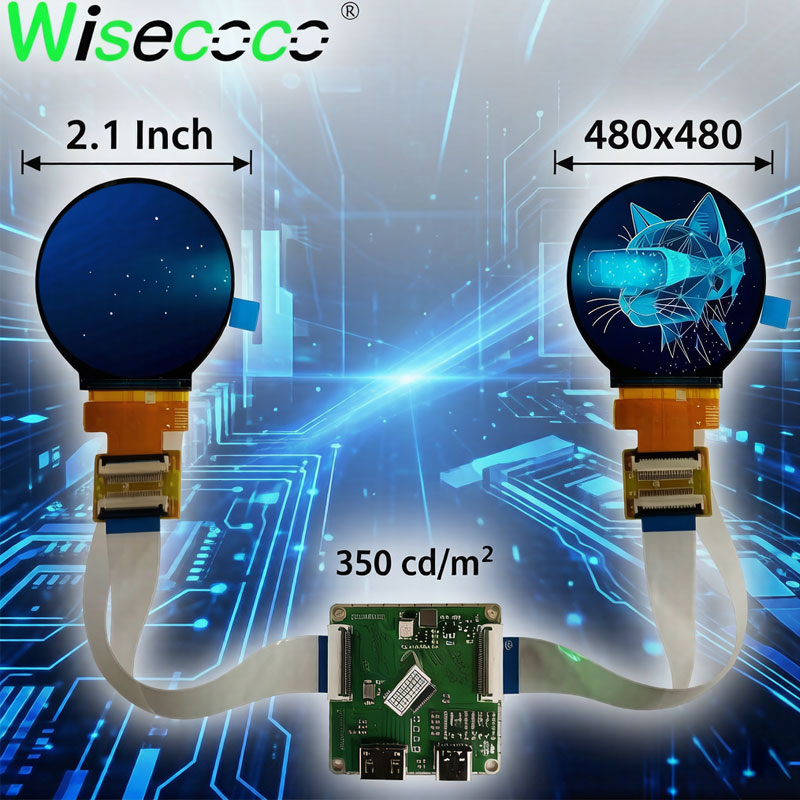 2.1 Inch Dual IPS Round Displa - Diy Electronics Circuits avaliação e preço