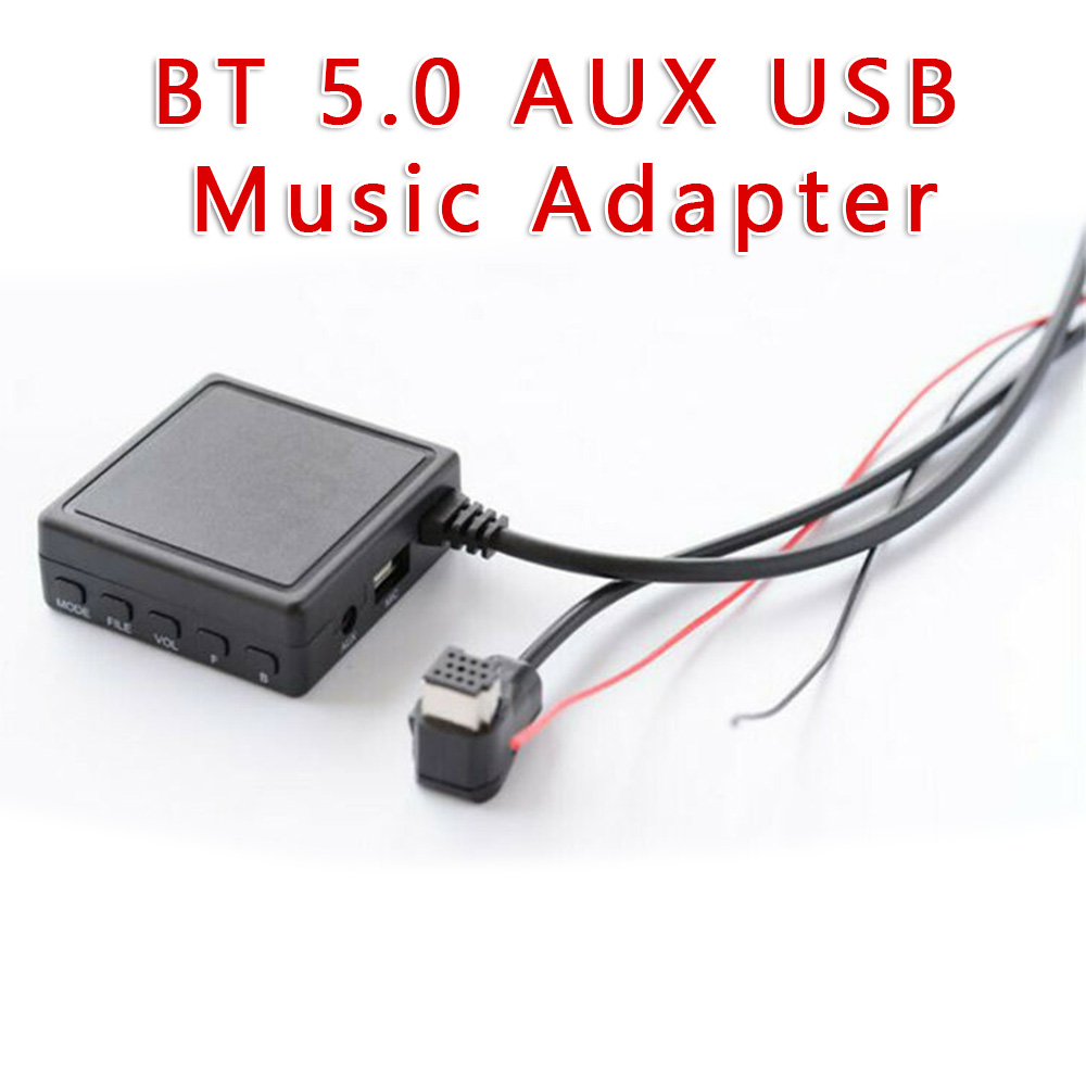Car BT 5.0 AUX USB Music Adapt - Diy Audio Electronics Kit avaliação e preço