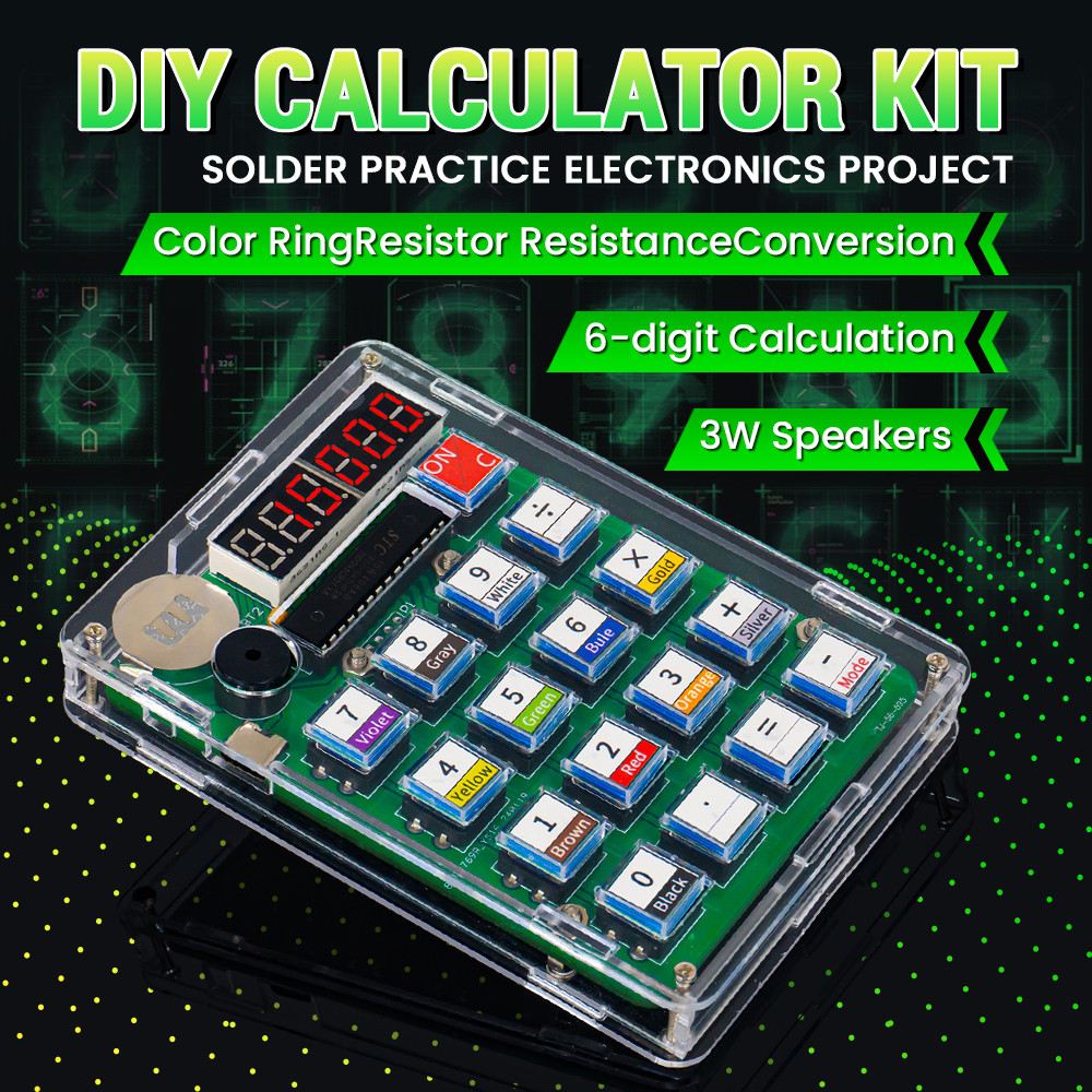 DIY Calculator Electronic Prod - Diy Electronics Youtube avaliação e preço