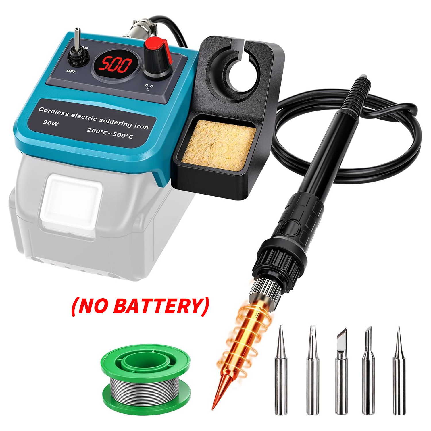 90W LED Digital Cordless Solde - Diy Electronics Hobby avaliação e preço