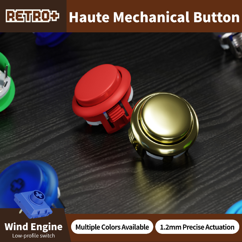 Haute42 Retro+ 30mm Arcade Pus - Diy Electronics Game avaliação e preço
