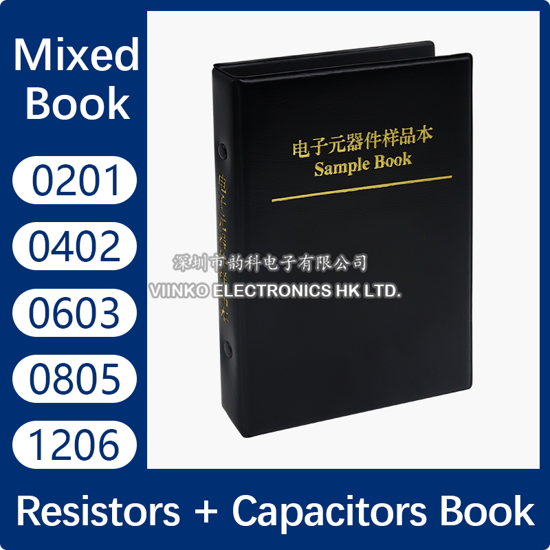 Capacitor Resistor Mixed Book  - Capacitor Kit Assortment avaliação e preço