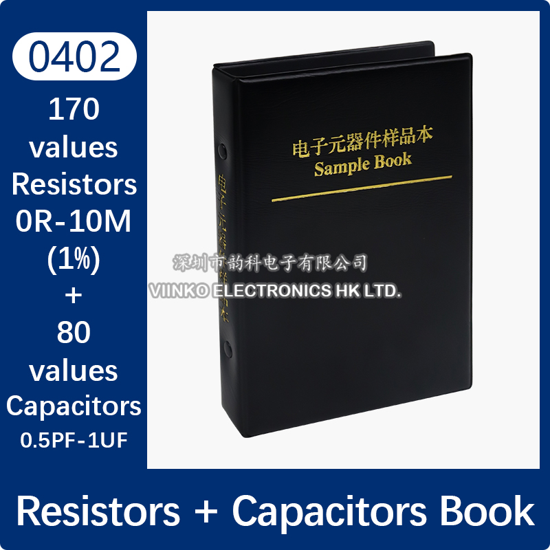 Capacitor Resistor Mixed Book  - Capacitor Kit Assortment avaliação e preço