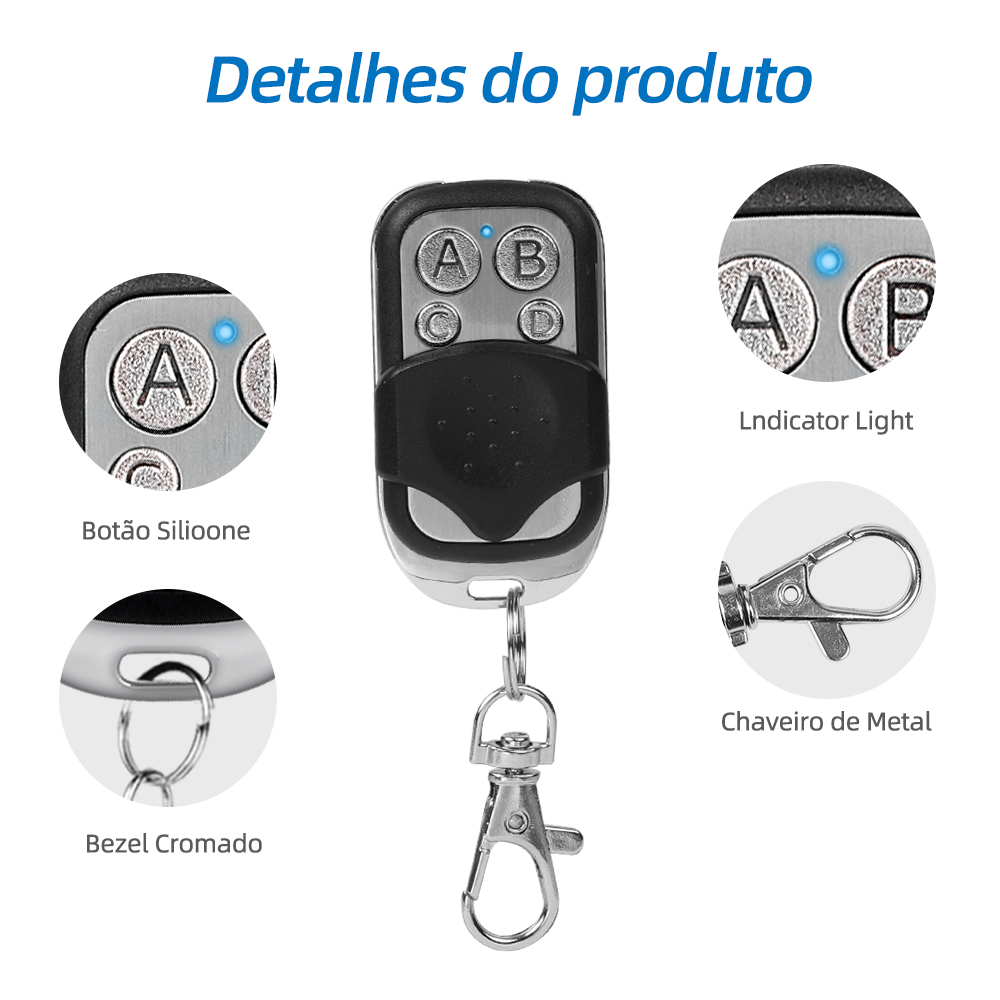 Smart Copy Duplicator 433mhz R - Diy Electronics Button avaliação e preço