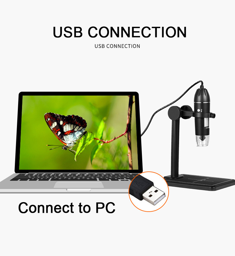USB Digital Microscope 500X/10 - Diy Electronics Microscope avaliação e preço