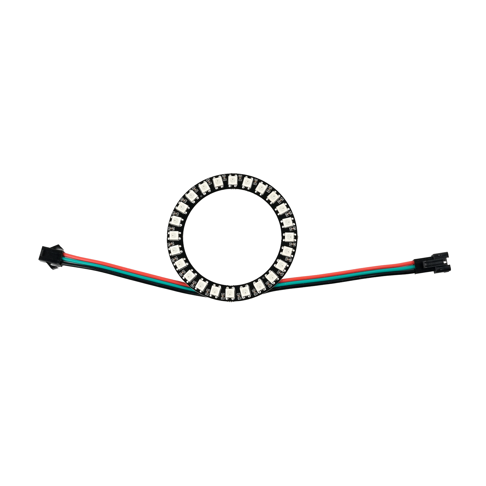 Smart WS2812B 24LED Ring Light - Diy Electronics Address avaliação e preço