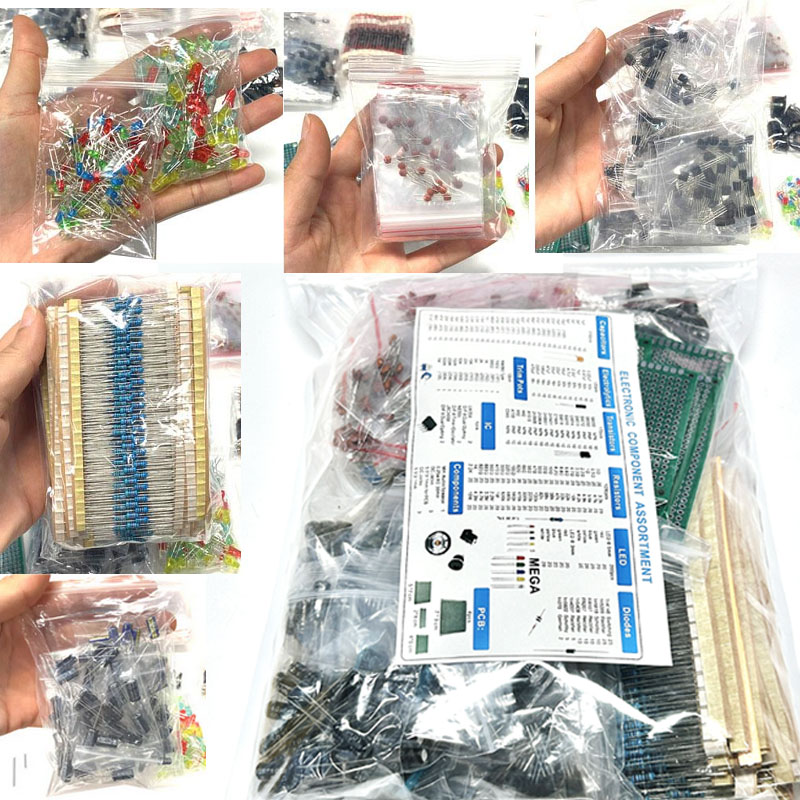 1818PCS DIY Electronics Compon - Capacitor Kit Assortment avaliação e preço