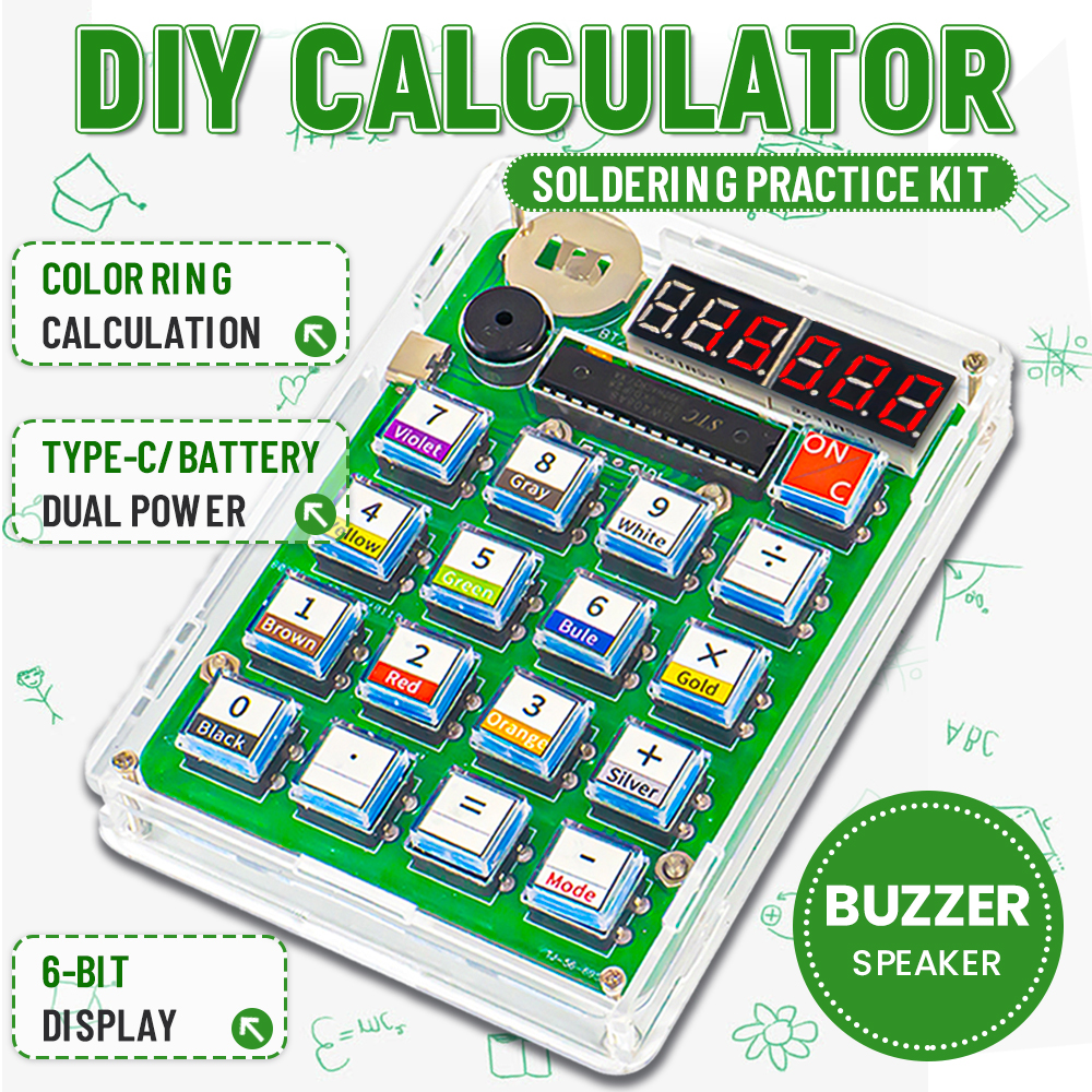 DIY Calculator Electronic Prod - Diy Electronics Youtube avaliação e preço