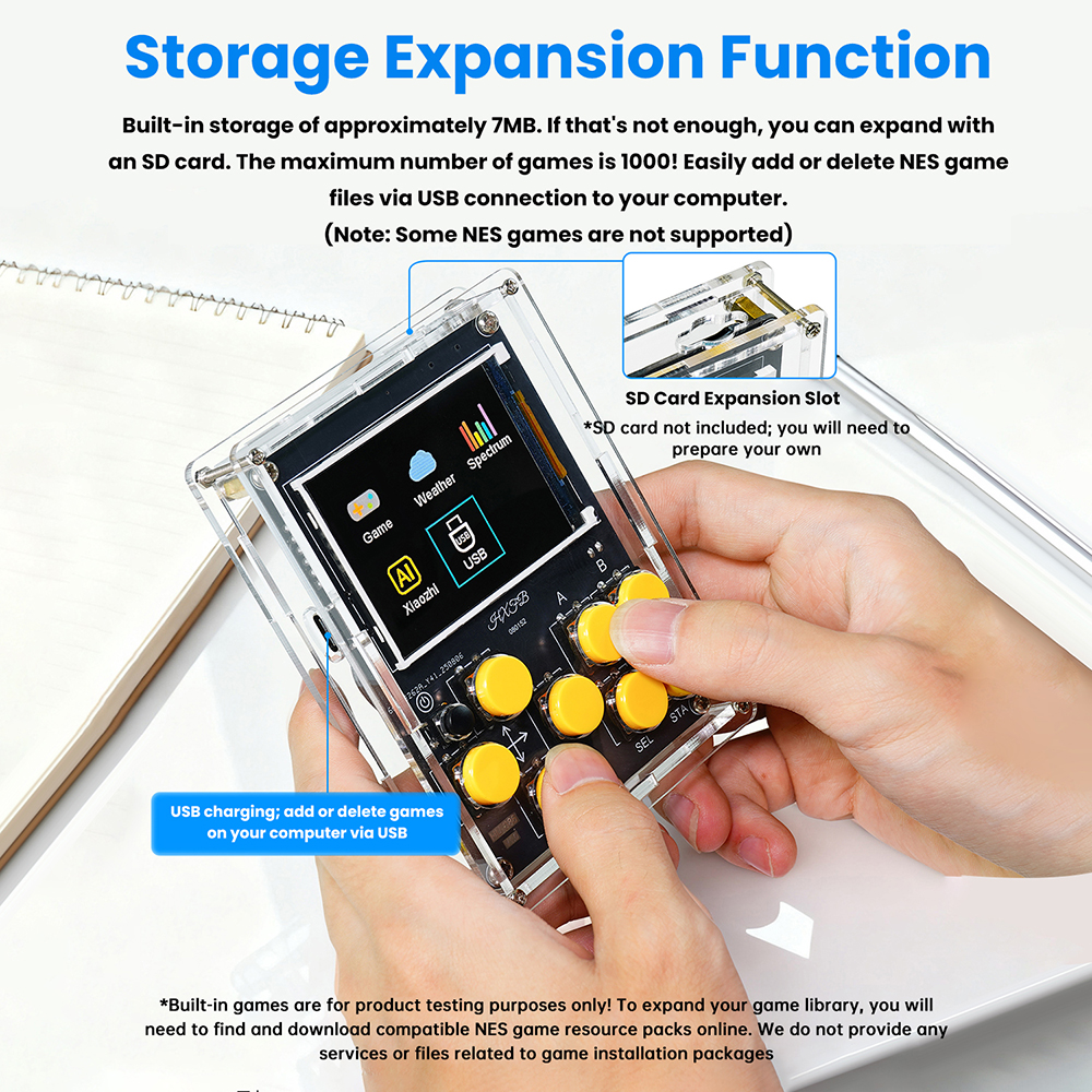 DIY LCD Game Console Kit With  - Diy Electronics Game avaliação e preço