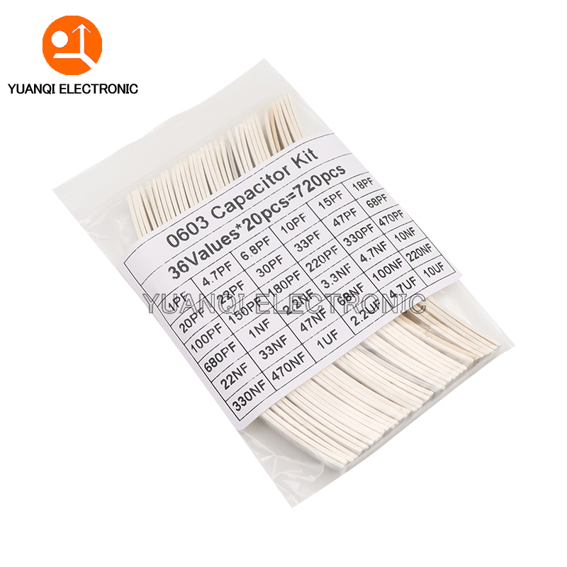 320PCS 720PCS 0603 0805 1206 S - Capacitor Kit Assortment avaliação e preço