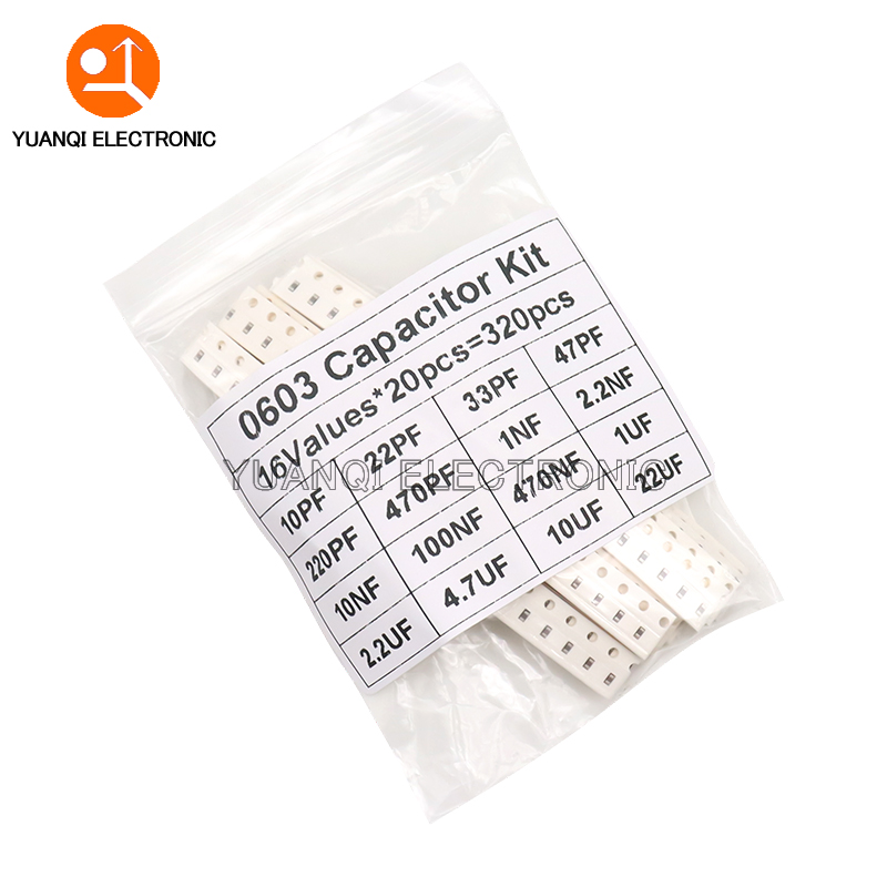 320PCS 720PCS 0603 0805 1206 S - Capacitor Kit Assortment avaliação e preço