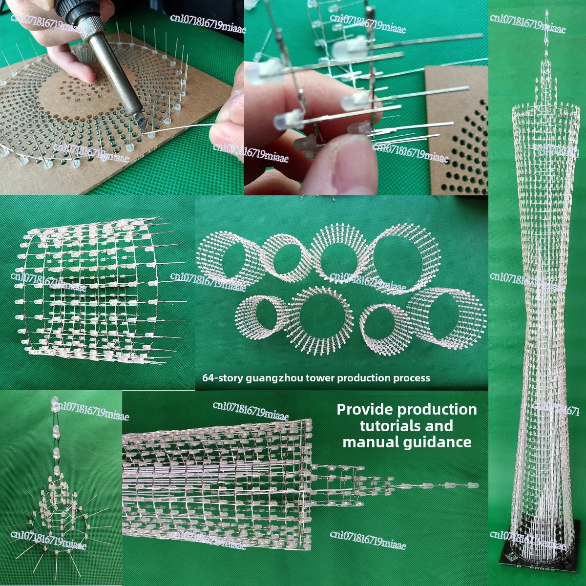 64-Floor Canton Tower DIY Kit  - Diy Electronics Parts avaliação e preço