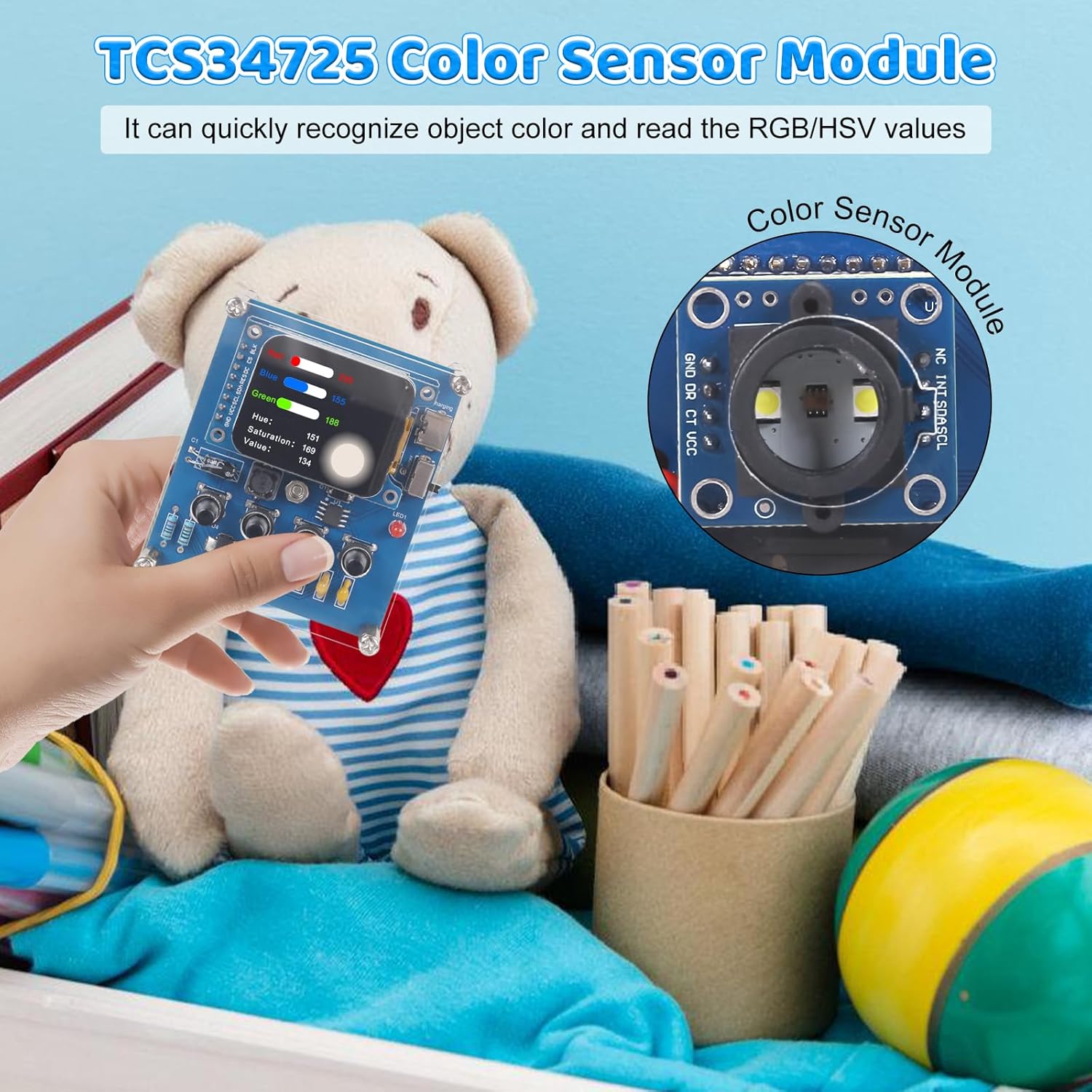 DIY Color Recognition Solderin - Hobby Diy Electronics Kit avaliação e preço