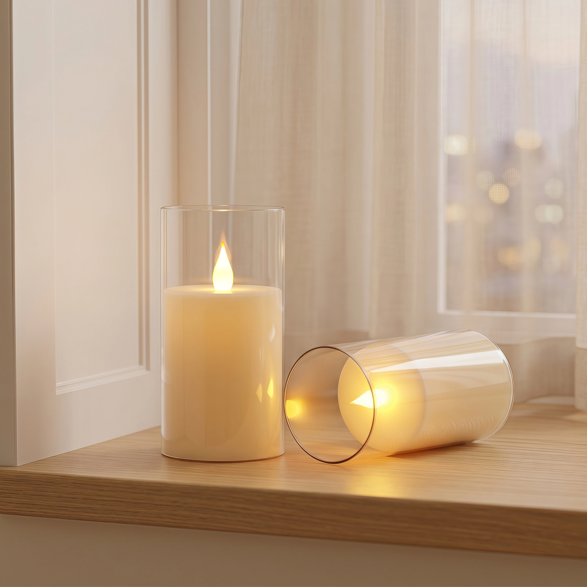 3-Piece LED Flame-Free Candle  - Diy Halloween Electronics avaliação e preço