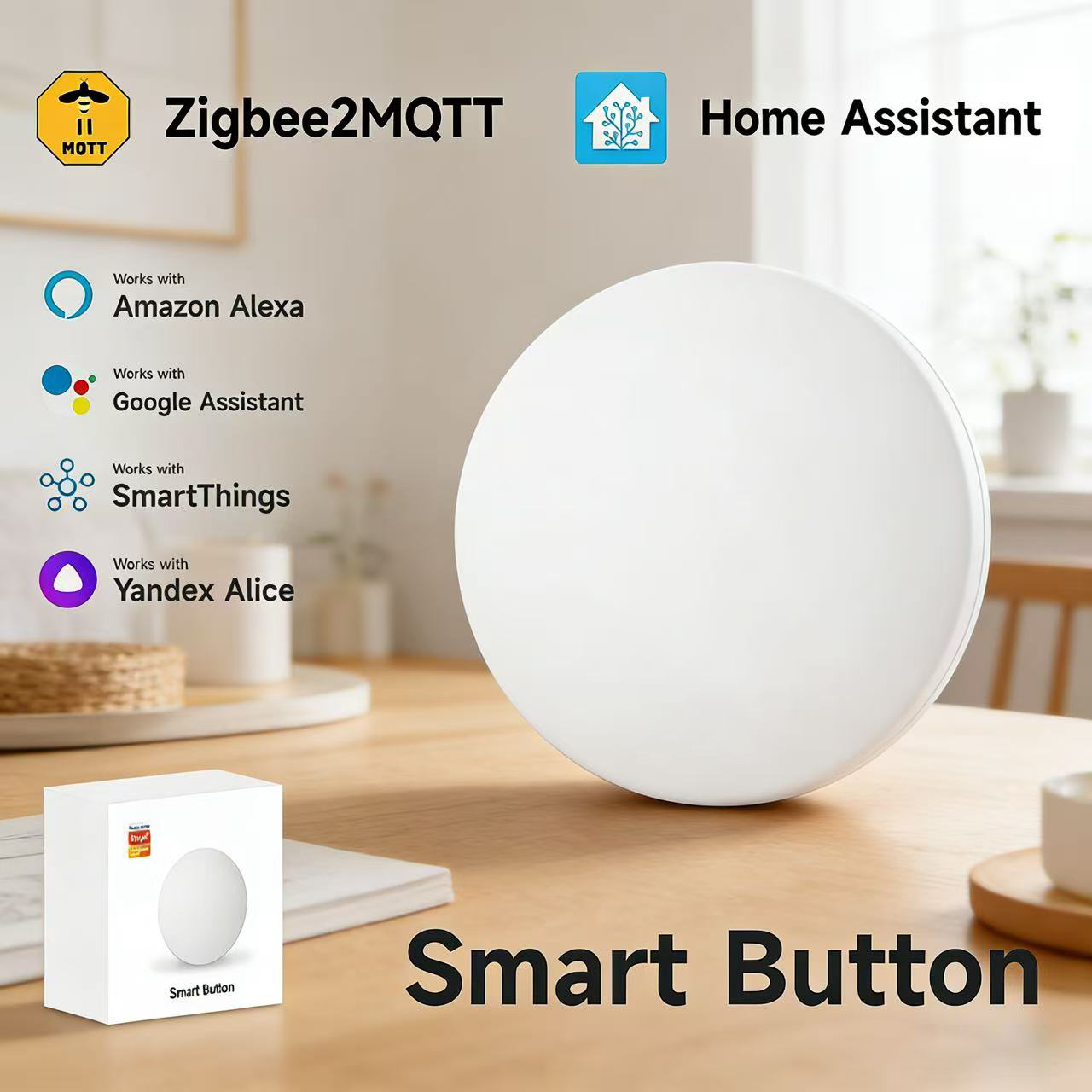 Zigbee3.0 2MQTT Smart Button S - Diy Electronics Button avaliação e preço