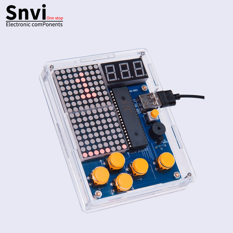 Snvi DIY Pixel Game Console Ki - Diy Electronics Game avaliação e preço