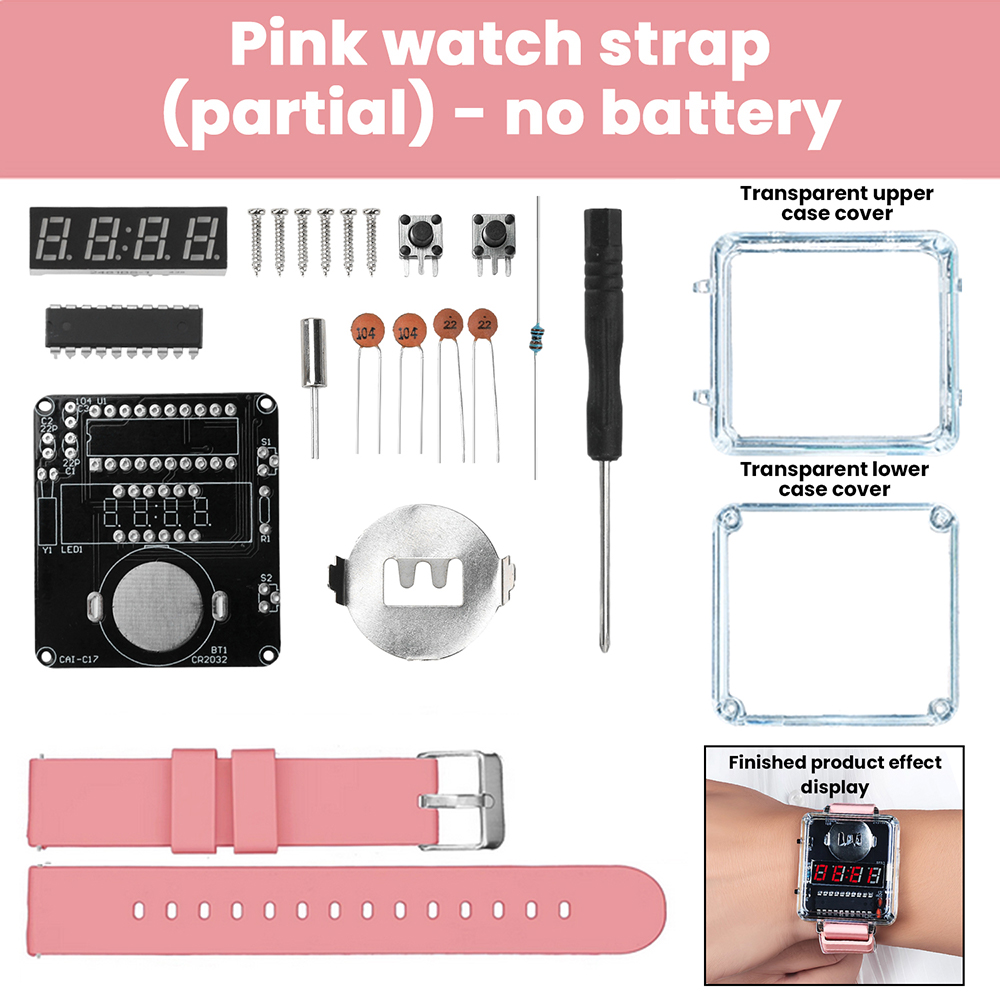 DIY Electronic Watch Kit 0.28' - Diy Electronics Youtube avaliação e preço